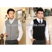 pure Cashmere V neck sweater vest for men